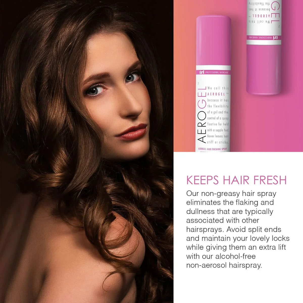 Oz 10.5 Hairspray, Tri Fl Aerogel Finishing Hair