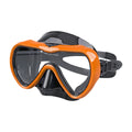 YHAIOGS Diving Diving Face Goggles Swimming toughened Goggles Adult Lung Single Snorkeling Glass Deep Large Divingmask Lens Silicone Frame