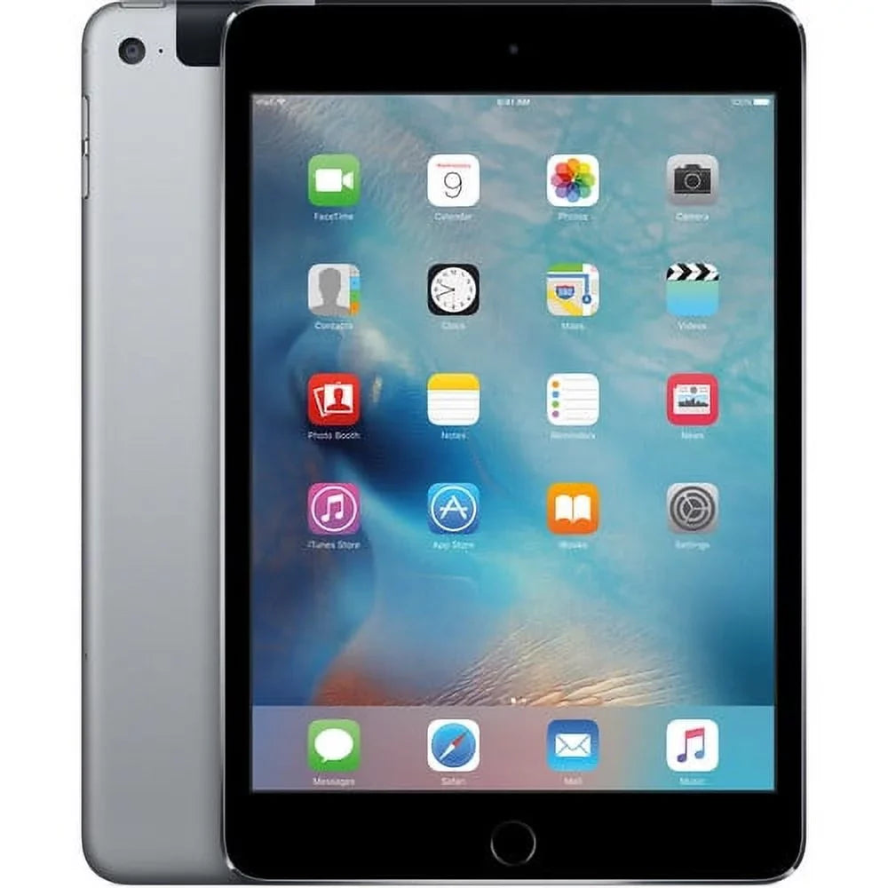 (Refurbished) Gray Restored Wi-Fi iPad Mini 4 MK8D2LL/A Apple Space 128GB