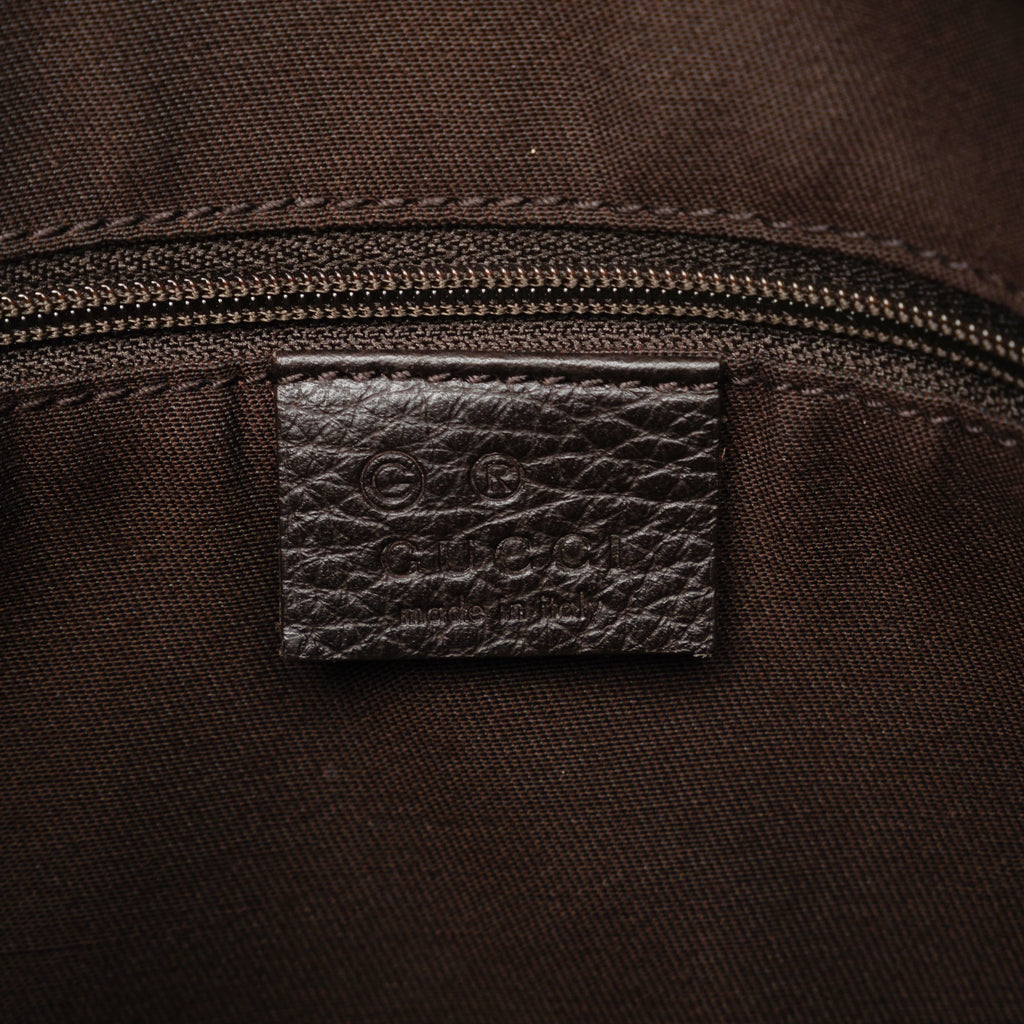 Authenticated Crossbody Nylon Crossbody Brown Bag (Good) Pre-Owned GG Fabric Gucci Jolicoeur Unisex