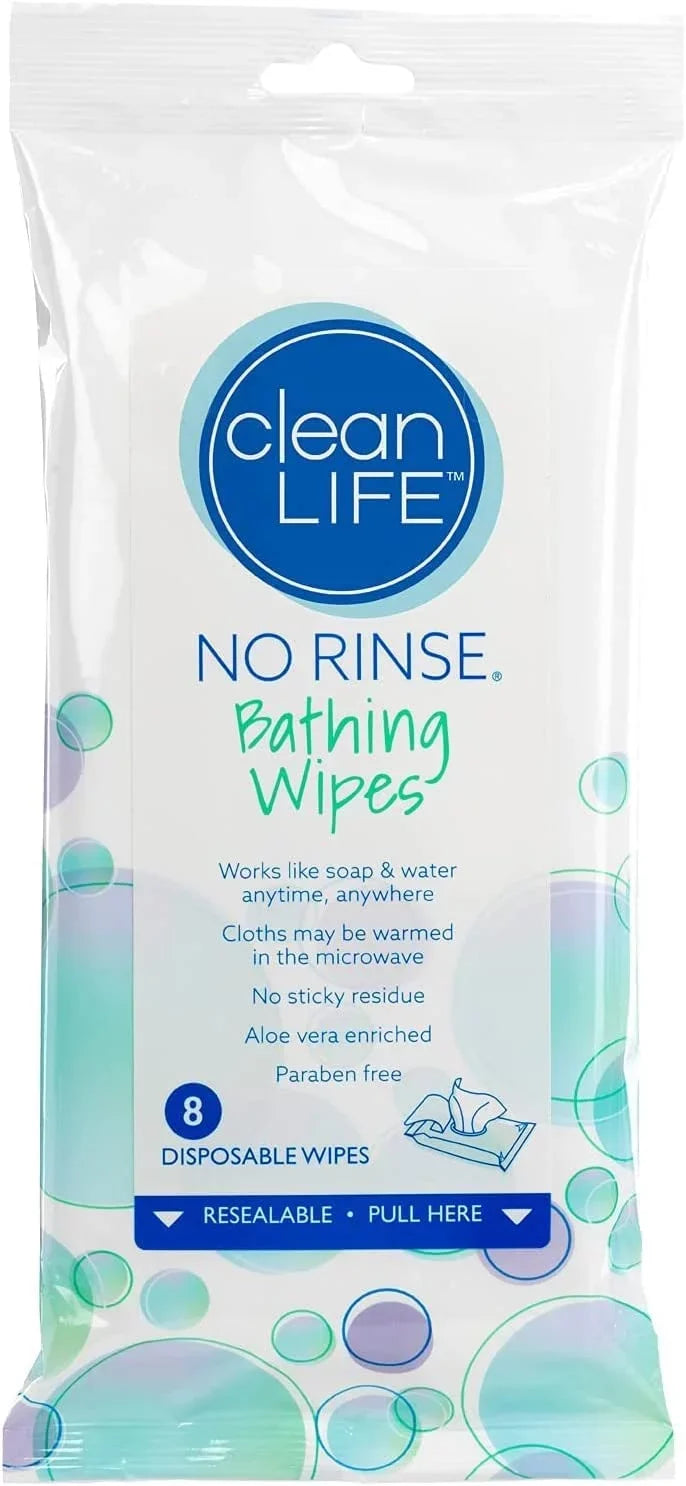 Microwaveable, Wipes and Vera Hypoallergenic Cleanlife Premoistened (8 Latex-Free Products Deodorizing Maximum Enriched Wipes)" Aloe by for and Cleansing (5 Pack), - and "Bathing