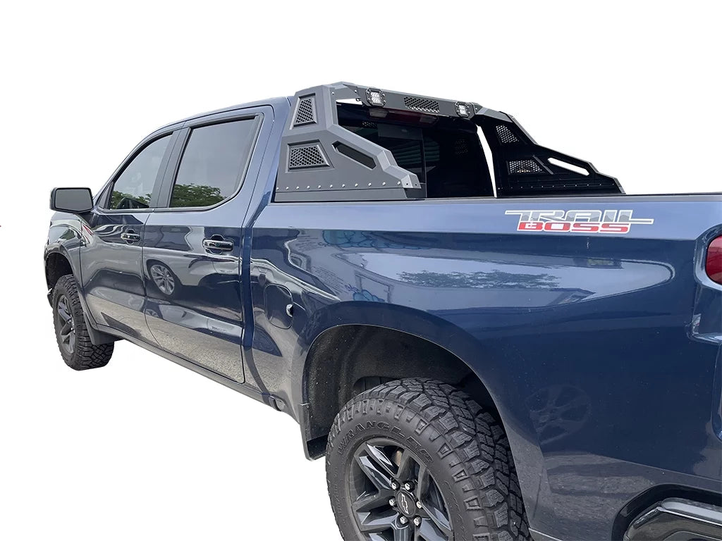 1500/07-22 Bed with Tundra 07-22 1500/04-22 1500/07-22 RL-B Ram VGRB-2265BK Silverado Chevrolet Bar Toyota Bar | Roll Dodge F-150/07-22 Ford Compatible Ram 1500/07-22 Black Sierra GMC Vanguard
