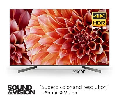 HDR BRAVIA 4K UHD 49" Sony Smart Android TV XBR49X900F Series Class LED 900F