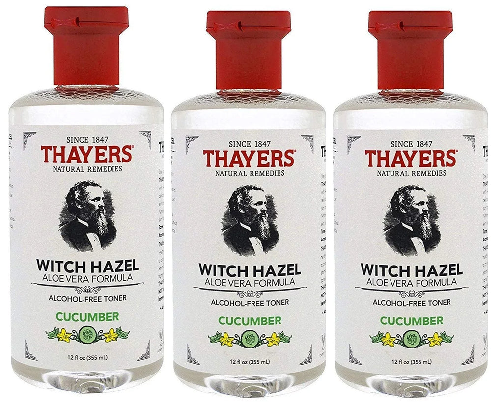 oz Thayers Aloe fl 3 Toner, Lavender, Pack Witch Hazel - 12 Vera