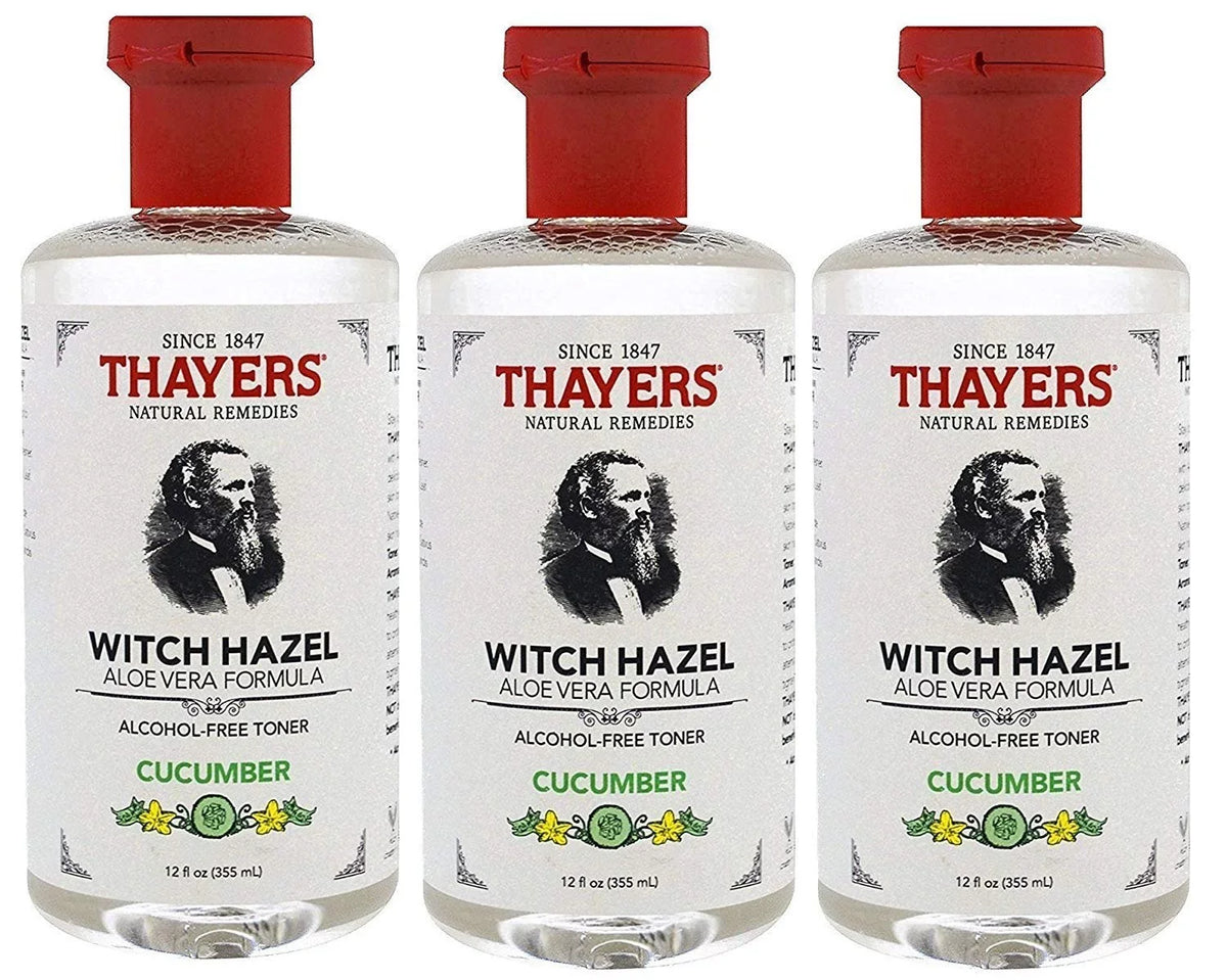 oz Thayers Aloe fl 3 Toner, Lavender, Pack Witch Hazel - 12 Vera
