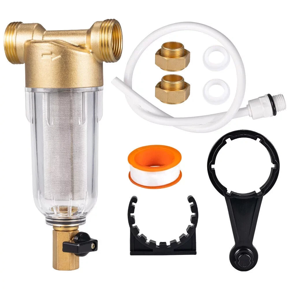 Water Water Pre-Filter Down House Filter 2X 50 System/whole Sediment Spin Micron