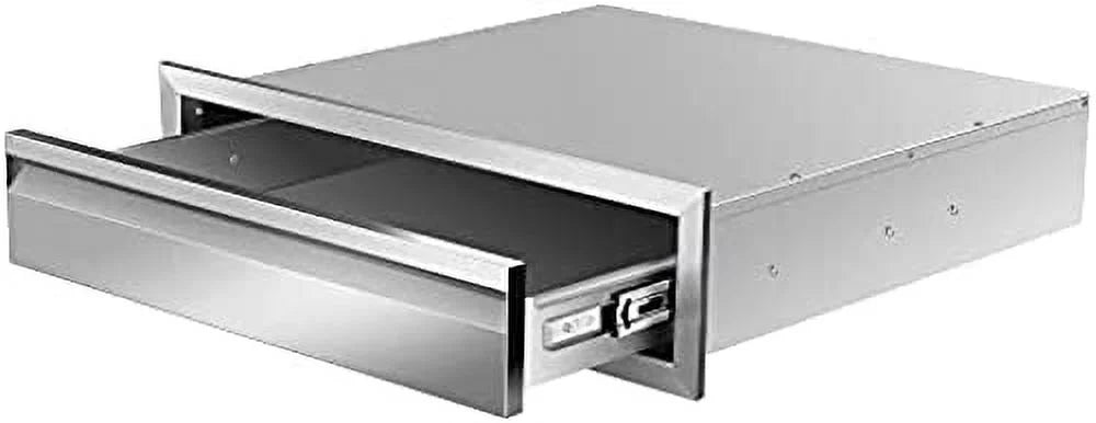 BBQ Island Outdoor Mount Patio 23D Kitchen Triple Grill Access Stainless 6.5H Drawers, Kitchens Flush Drawers Steel Or With For Station,24W Outdoor Drawers BBQ X X Inch Handle,