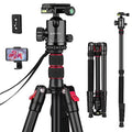 Monopod, Heavy Professional Tripod Load Travel Phone Tripod Aluminium 81 Duty Mount,16.5" Camera 360 Folded and for for Victiv inch Camera, 30lb DSLR Tripod with Size, Degree Ball Head