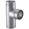 Clean-Out PelletVent Cap with 4'' Tee Pro 4PVP-T - Galvalume Single Tee