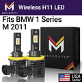 H9 Racer 2011 Bulbs Headlight 1 M White 50W H8 Fog 1 12V 6500K H16 Series H11 Automotive M Cool Series Light Replacement BMW BMW Wireless LED Mega 11 12000LM