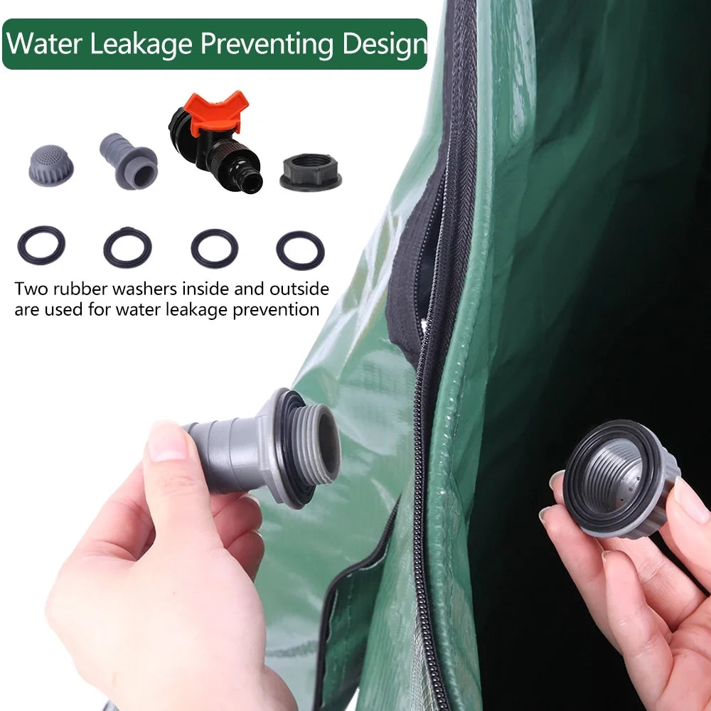 Downspout UBesGoo Storage System Tank, Rain Barrel, Collection Portable 100 Rainwater Gallon Collapsible Water