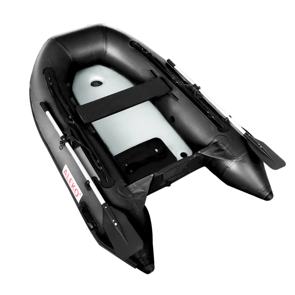 Inflatable ALEKO Fishing Black 8.4 - Boat Floor Foot Air -