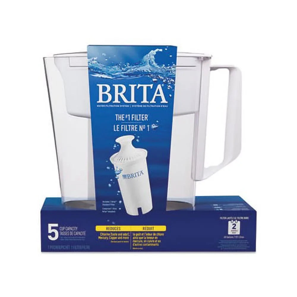 5 Cups 40 Filter oz, Water Pitcher Classic