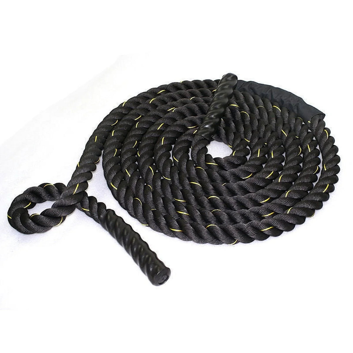 Equipment Exercise Strength ZENSTYLE Training Dacron Rope, 50ft Diameter Fitness Rope Poly 1.5" Battle Workout