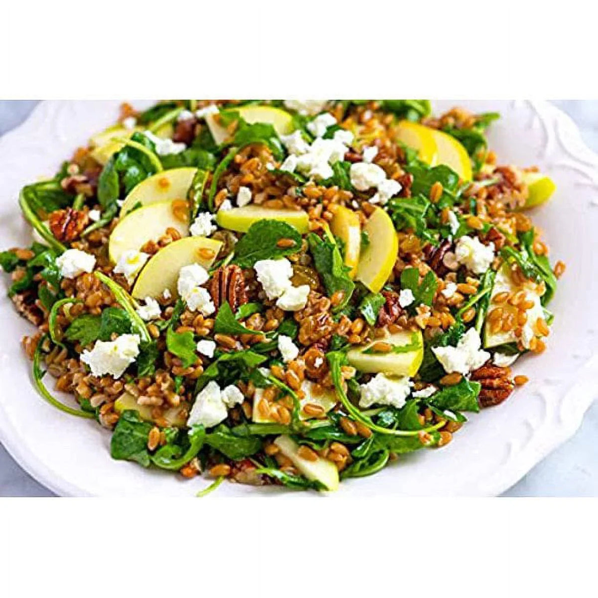 Protein, - Vegan, Organic Non-GMO, (7LB) Rich, Bulk, Kosher Pearled Farro Fiber Raw, Italian