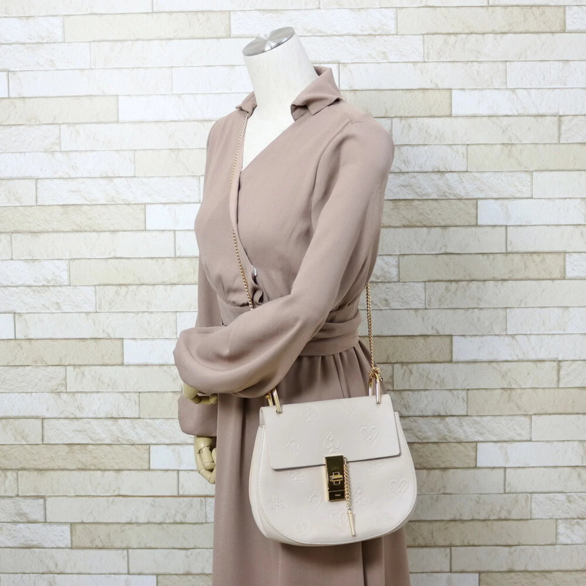 (Fair) Pre-Owned Ladies Bag Chloé Shoulder Chloe Beige