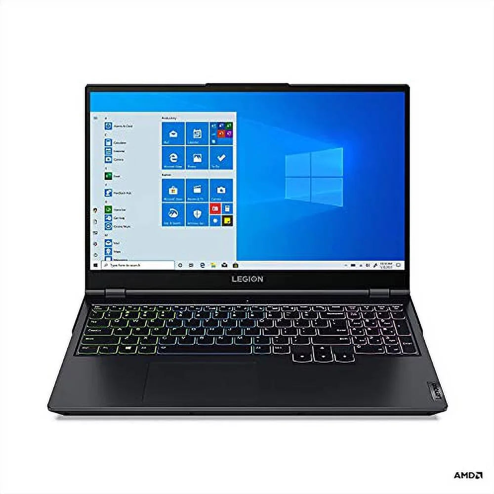 Laptop, 15 Backlight, RAM PCIe Lenovo Phantom IPS SSD 32GB 15.6" , 10H, Blue, AMD 165Hz GeForce 5800H,NVIDIA FHD RTX 512GB Legion 5 Display, 3050Ti,RGB HDMI Ryzen 300nits Gaming +Tikbot Windows 7