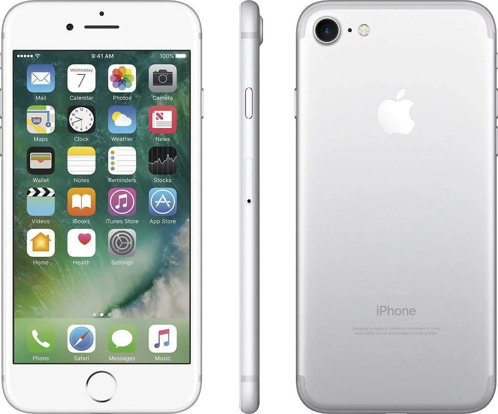 iPhone Pre-Owned Carrier 7 Silver 32GB - Apple - Unlocked (Fair)