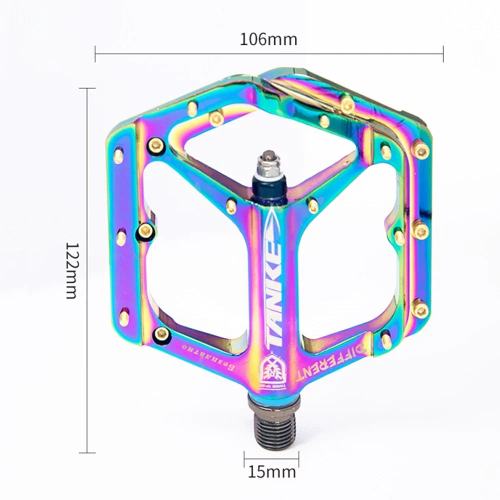 Colorful Cycling Nebublu Bike for Aluminium Pedals, MTB Non-slip Bike Adventures! Pedals Perfect Road -