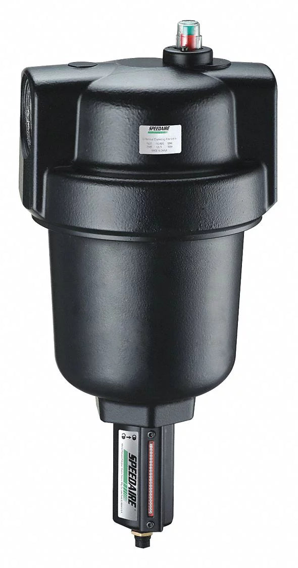 Speedaire cfm,0.01 4ZL20 NPT,250 Filter,1-1/2" micron
