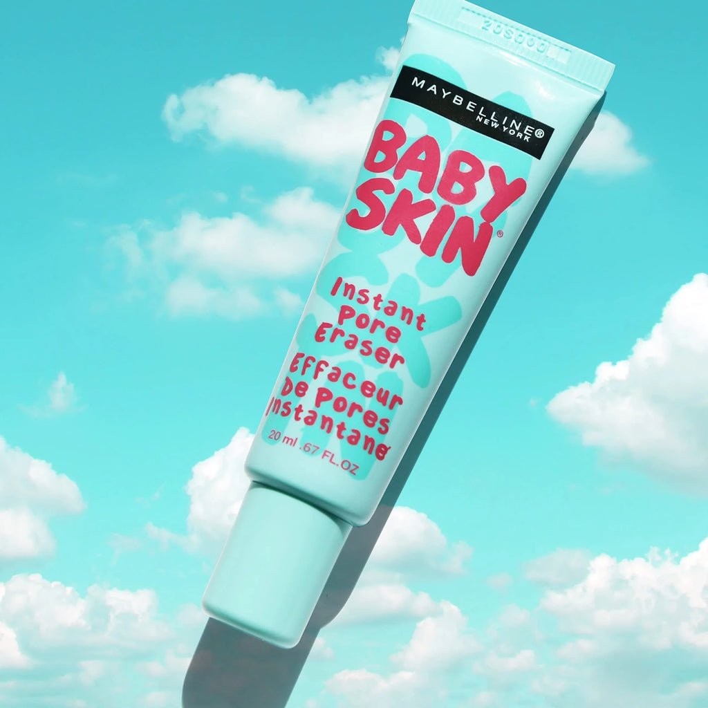 Instant Makeup, Skin Primer 2 Maybelline Count Baby Clear, Eraser Pore