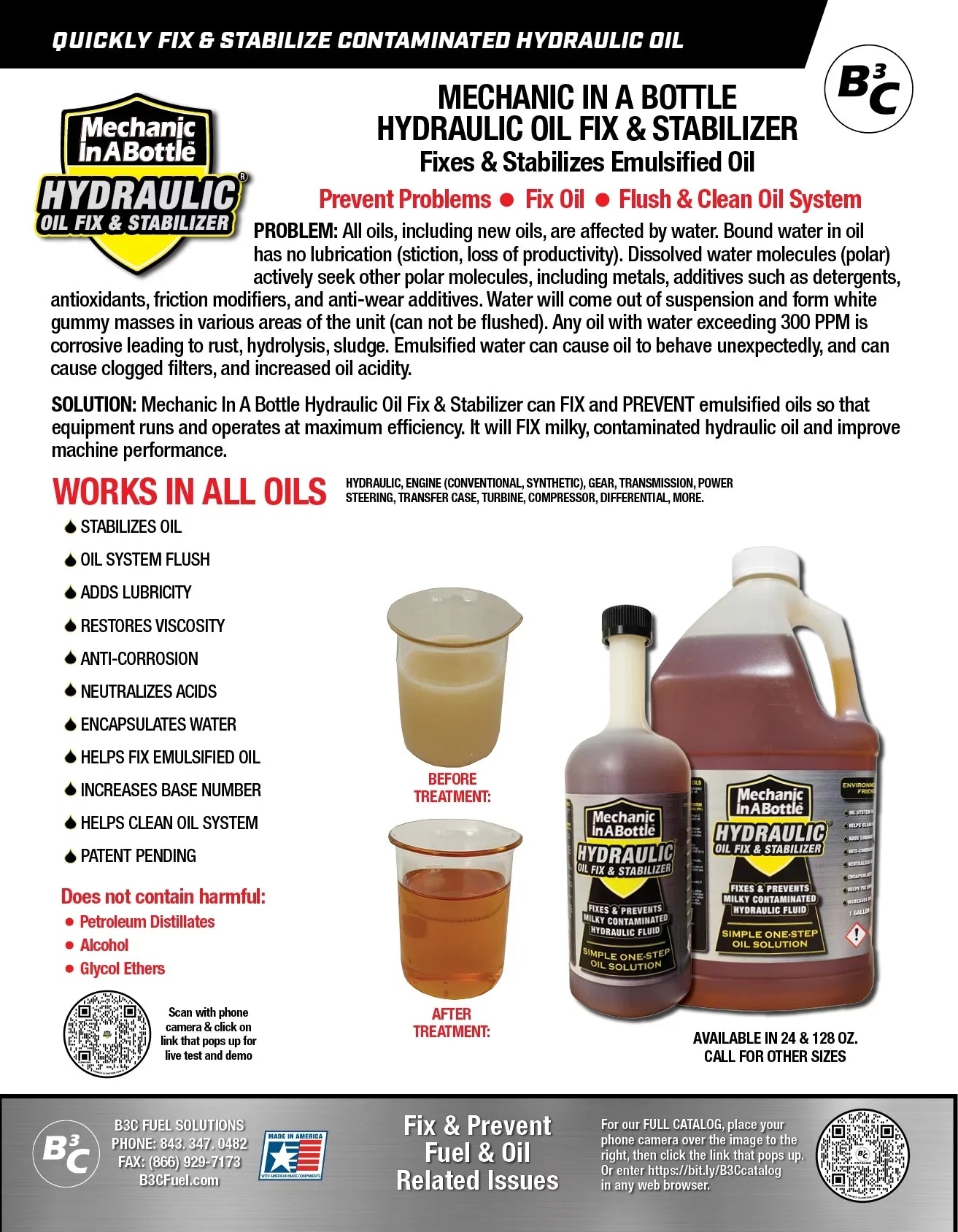 In oz Mechanic Hydraulic 24 Fix Oil Bottle A