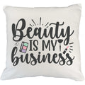 Palette, Business Lipstick & or Pink Beauty w/ Lovers, Artist IN Brush Themed Eyeshadow for White - Design Makeup My for Merch Beauty 20X20 Cover, Makeup Is Pillow Gift Cosmetologist,