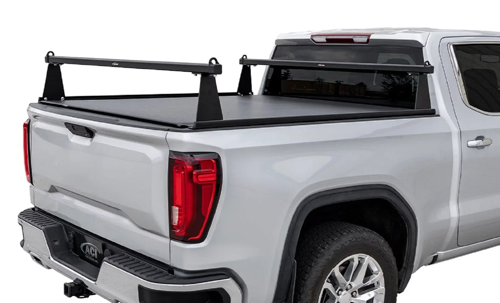 5' Bed M-series Sierra 1500 Matte F4020042 GMC Aluminum 2014-2018 Black Racks Fits Silverado Chevrolet ADARAC 8" Fits Truck