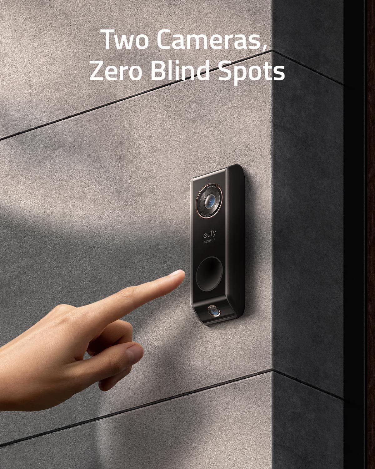 eufy Camera Security Video Chime,2K with ,Delivery Doorbell Anker Dual Guard (Wired)