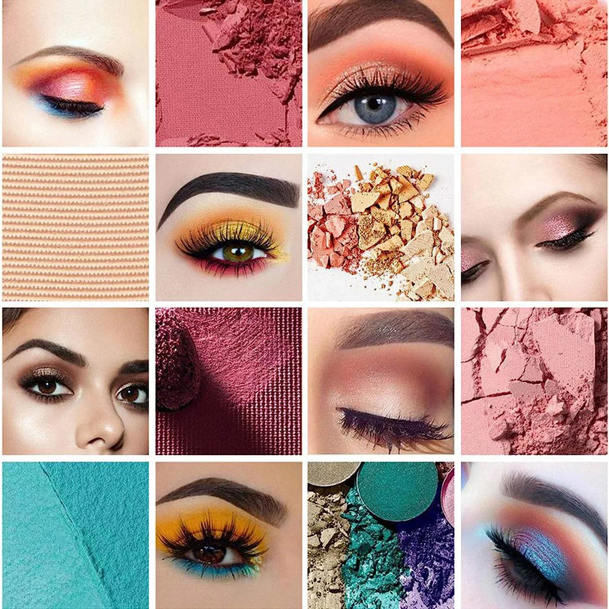 Matte Shadow Pigmented Palette, Color Pallet Eyeshadow 120 Pearl Warm Smokey #3 Purple Makeup Makeup Palettes Eyeshadow Pink Eye Highly Joyeee for Eye Black Makeup, Shimmer Naked Sweatproof