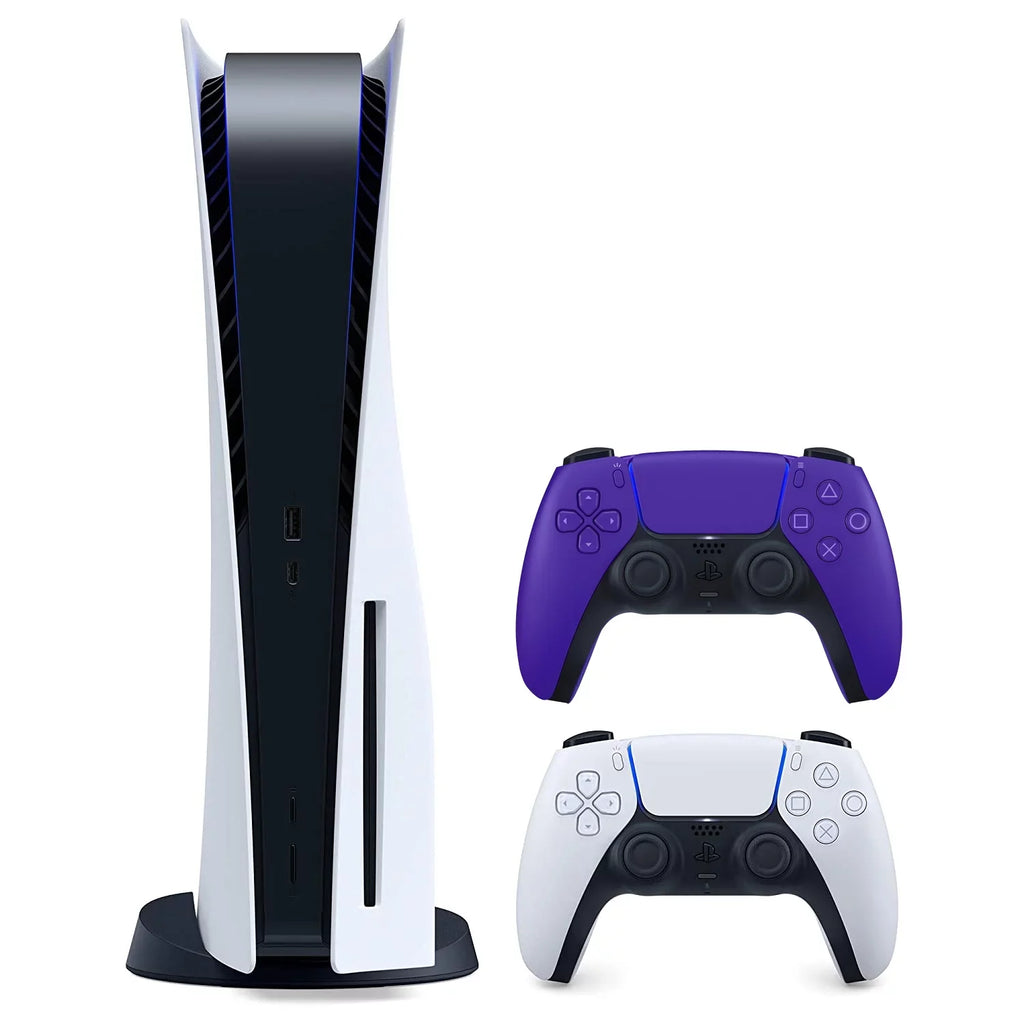 Purple 5 DualSense Disc Galactic Playstation Extra Bundle with - Disc) PS5 Version Sony (Sony Controller
