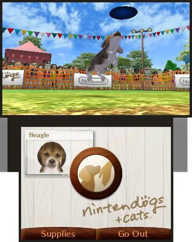 Cats: 3DS Nintendo New + Friends and Nintendogs Toy Poodle
