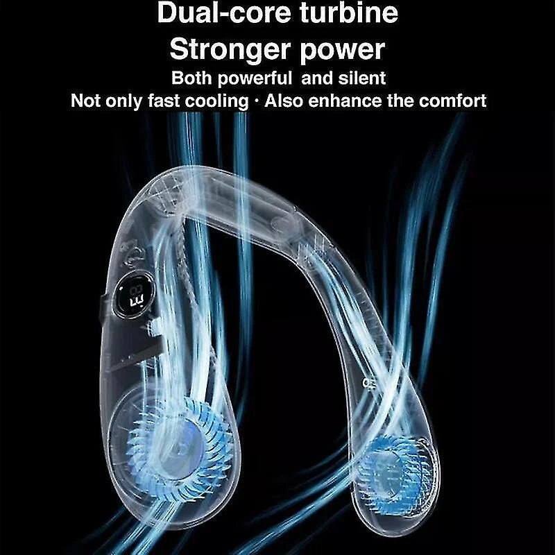 Rechargeable Cooling Bladeless Cooler Usb Neck Fan Neckband