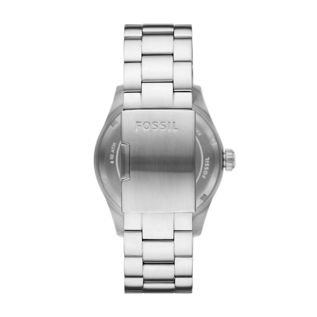 Men's Fossil Defender Solar-Powered Steel Watch Stainless