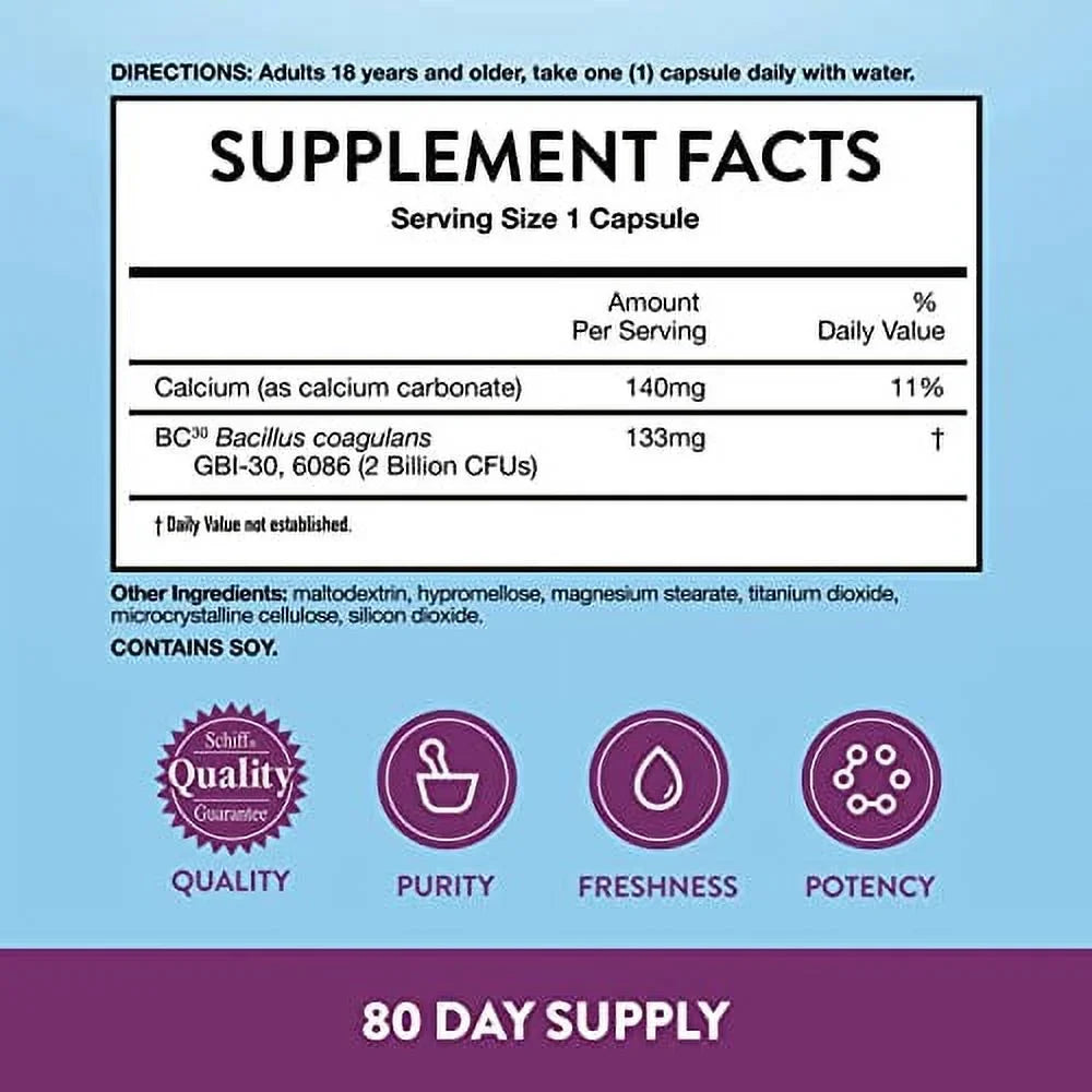 (80 & Capsules For Daily Digestive and box) Men Gut Advantage Probiotics Digestive count Health, Health Probiotic For Women