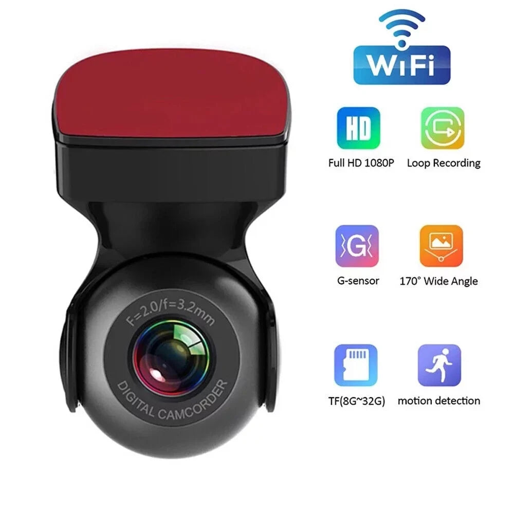 Car Recorder HD - Cam WiFi 170&deg; Dash 1080P Cam Camera