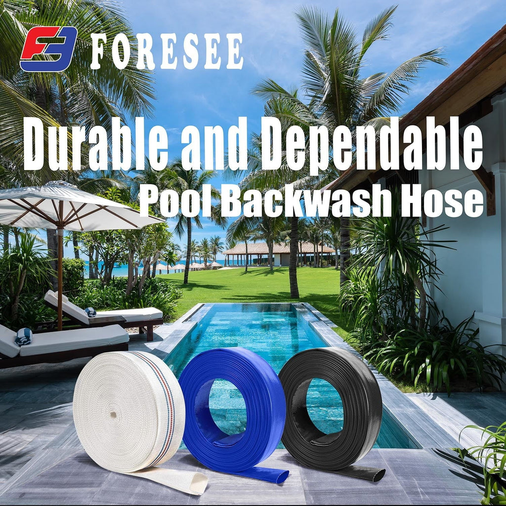 Hose Backwash Lay-Flat Ideal Pool - PVC and use for industrial commercial