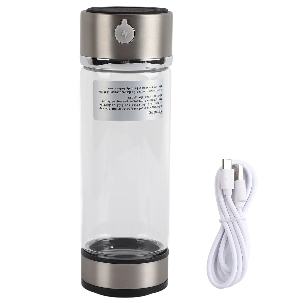 Rich VIFERR Portable Filter Hydrogen Charging USB Purifier Bottle Glass Water Bottle Hydrogen Water Cup Lonizer