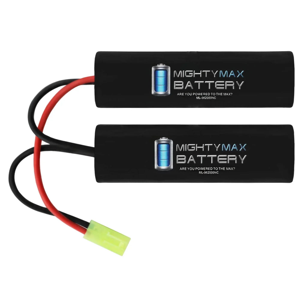 BATTERY AIRSOFT AEG EBB REPLACES RIS NiMH 9.6V AMR-4 2000mAh NUNCHUCK