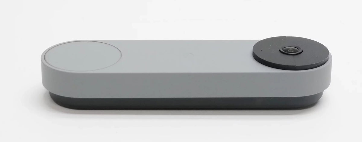 WiFi Doorbell GA02076-US (doorbell accessories Used GWX3T Google (Battery) - only) Smart Video included Gray not Nest