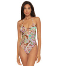 Becca One-Piece by Rebecca Way Multi US Groovy MULTI Virtue Swimsuit, Large