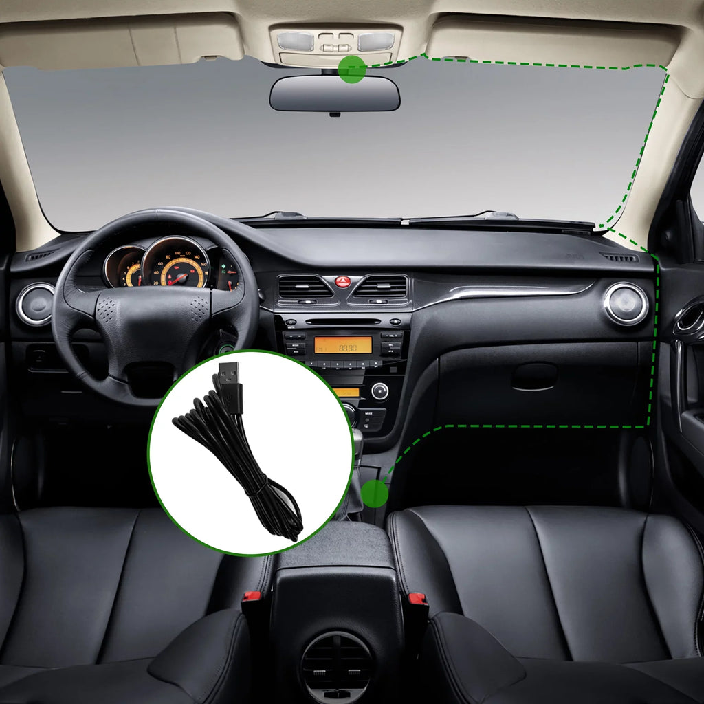 Car 1080P Vision HD Support Loop Camera Angle DVR ADAS Recording Night Recorder 170 Dash Road Wide USB Video