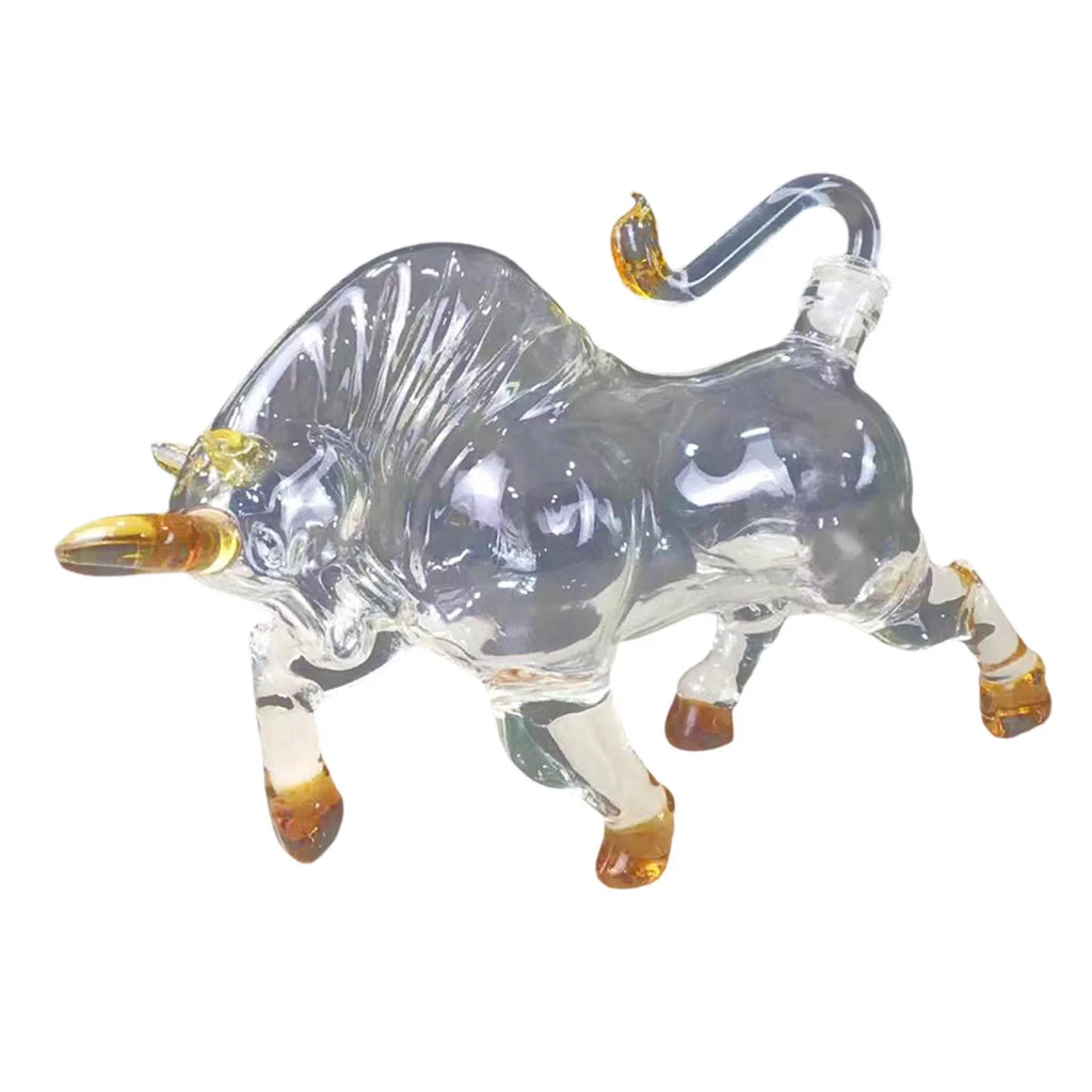 Brandy Glass Decanter Style 1500ml Shaped for Vodka Bull Novelty