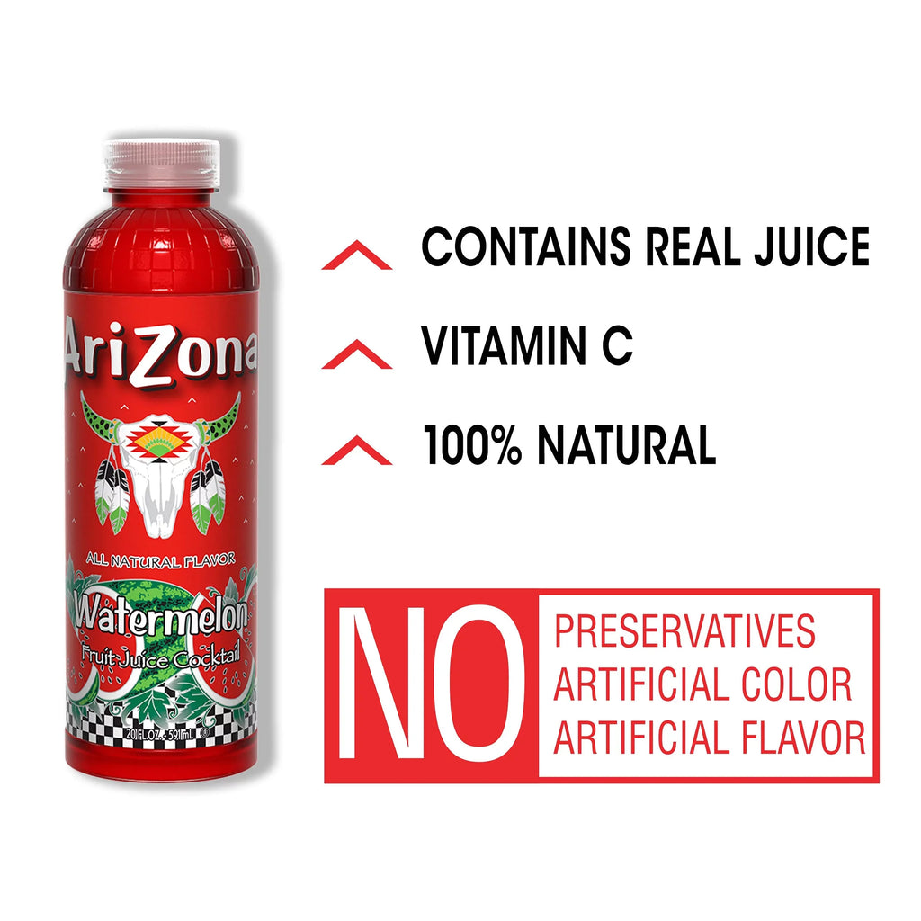 24) (Pack Watermelon Arizona Drink, Oz Juice Of Fl 20