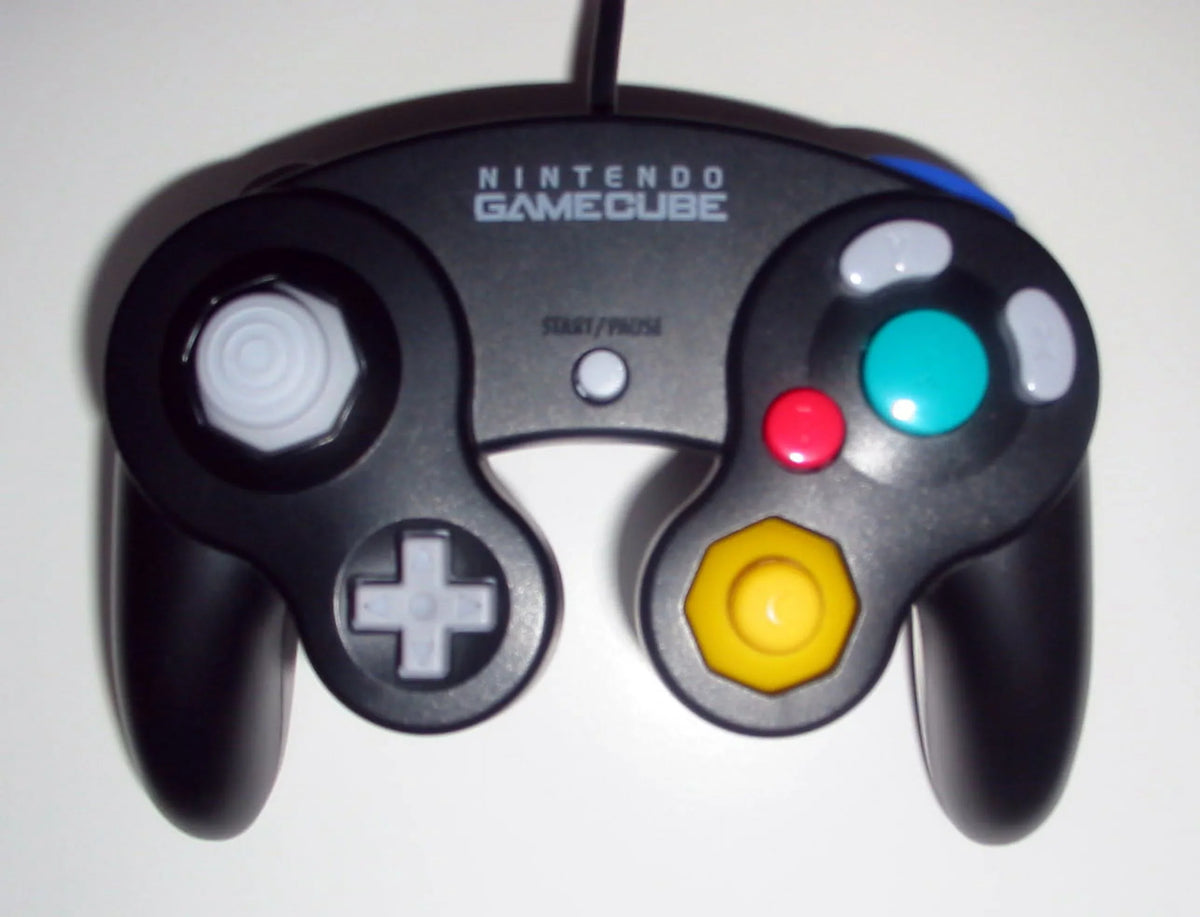 Super with Smash GameCube Melee Nintendo Bros. Restored Console Game Black (Refurbished)