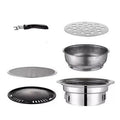 Table Barbecue Picnic Japanese Hibachi BBQ Cooker Korean Stove Stainless Grill