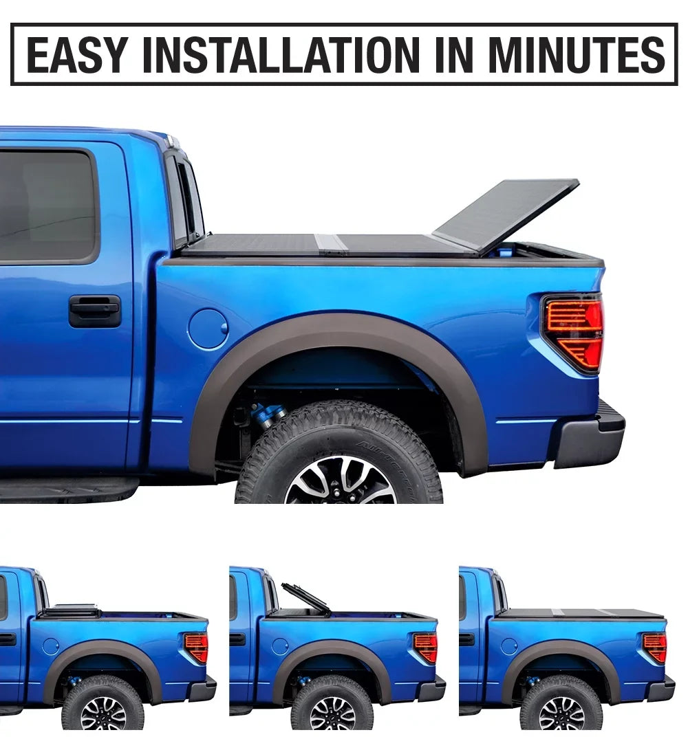 T5 Aluminum 2014-2021 TG-BC5T3432 Compatible | Truck Tonneau Toyota Bed Tundra | with Cover Tyger | Alloy 5.5' Hardtop Bed Auto