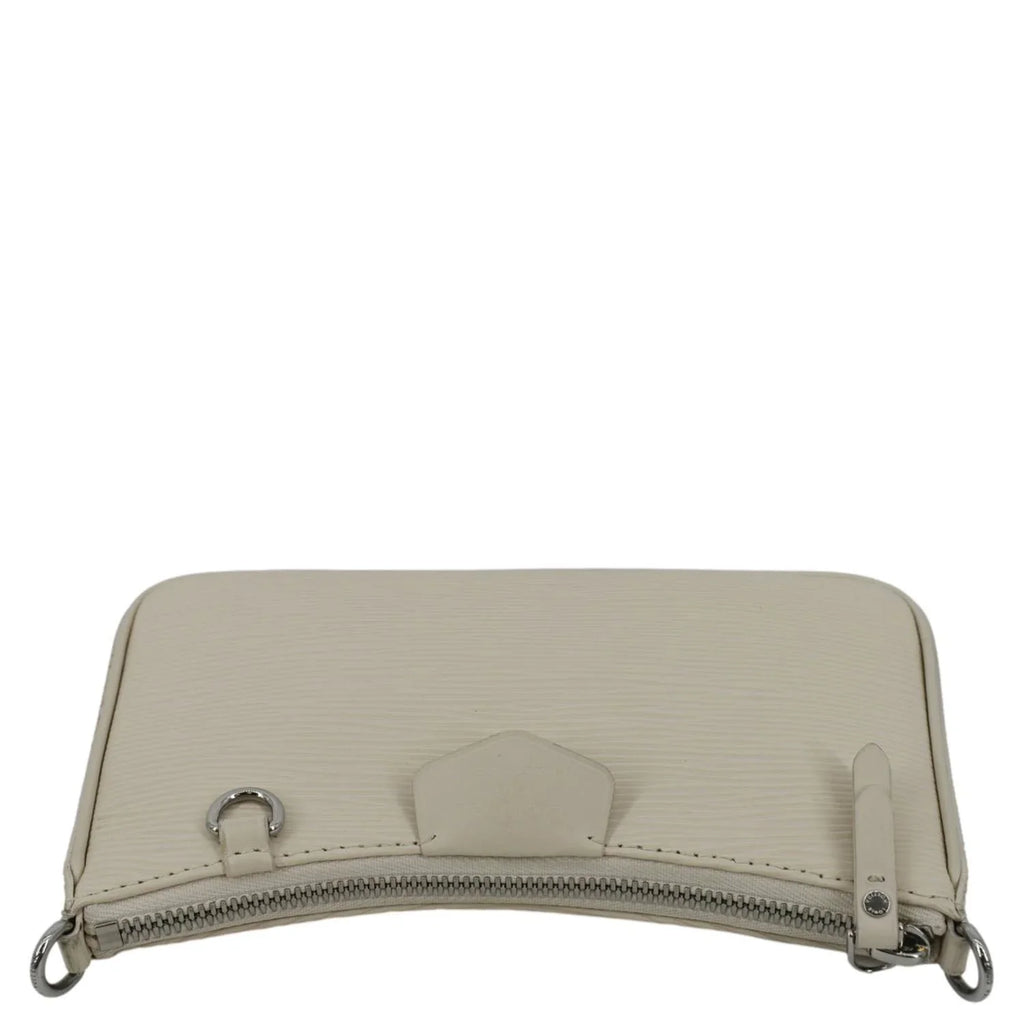 Easy Strap Pre-owned Epi VUITTON Bag Pouch On Cream LOUIS Leather Shoulder