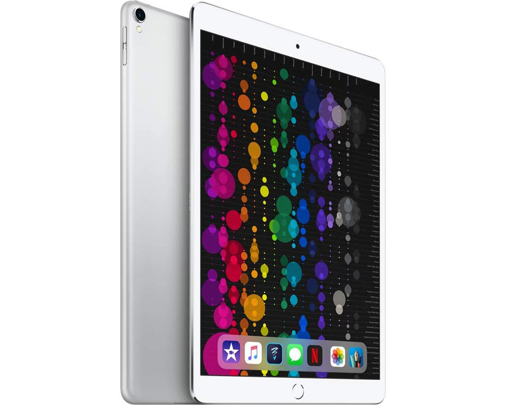 LTE Unlocked, (Refurbished) Apple Restored 4G 256GB + Silver Wi-Fi iPad Pro - 10.5