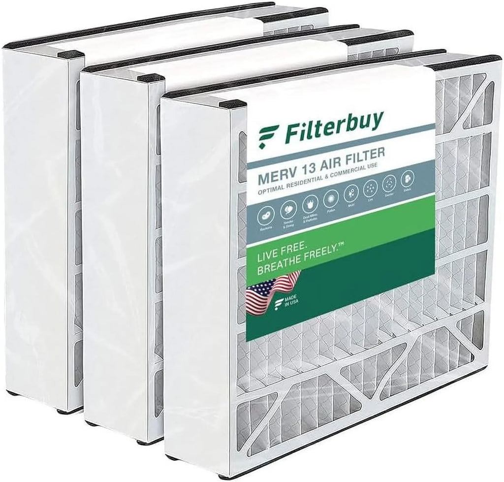 Generalaire, AC Furnace MERV Skuttle, (3-Pack) Ultravation Filters for 13 20x25x5 HVAC Pleated and Bear, Trion Air Air Filterbuy